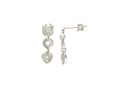 Rhodium Plated | Fashion Earrings